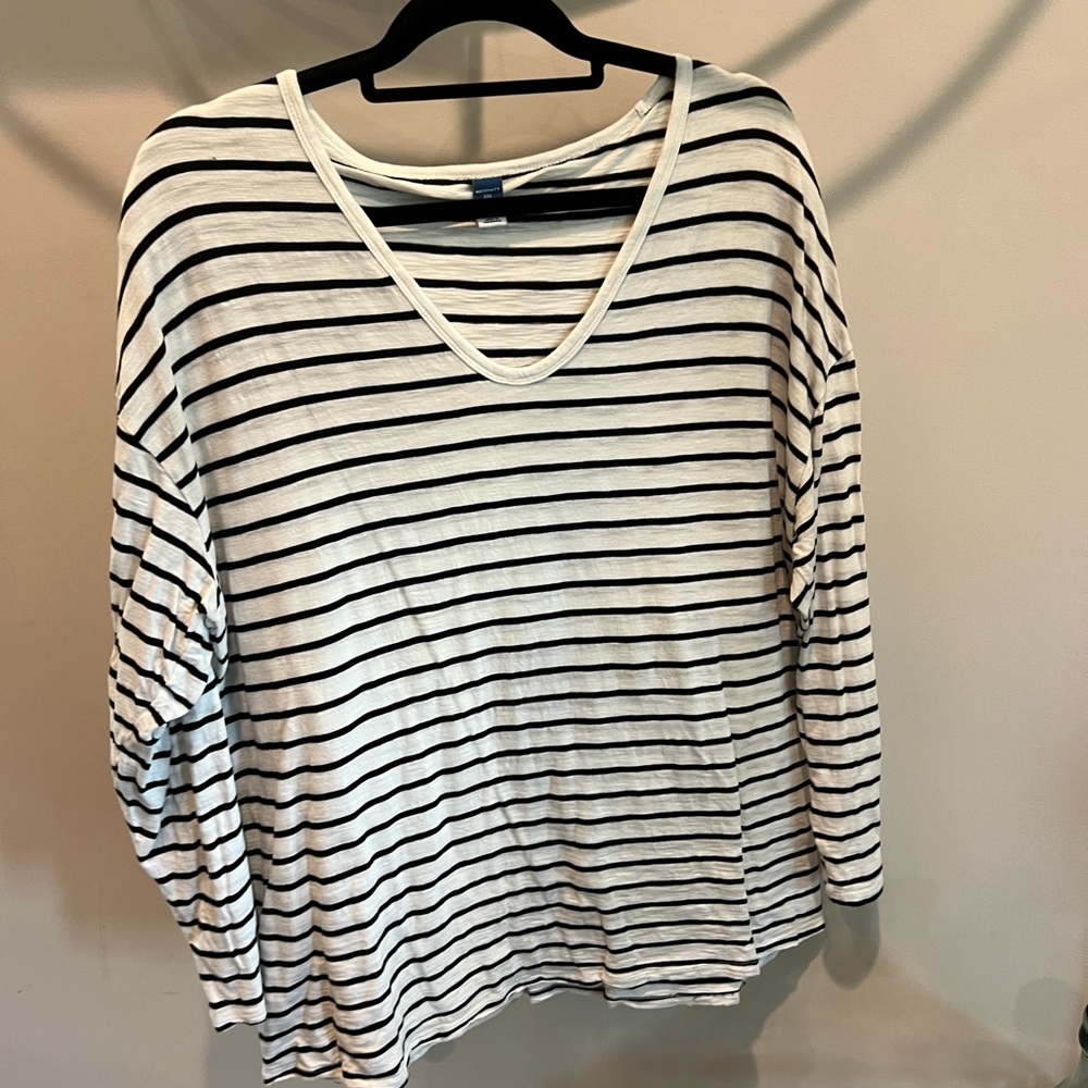 Long sleeve maternity top